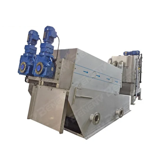 Fully Automatic Screw Press Sludge Dewatering Machine for Food Waste Treatment